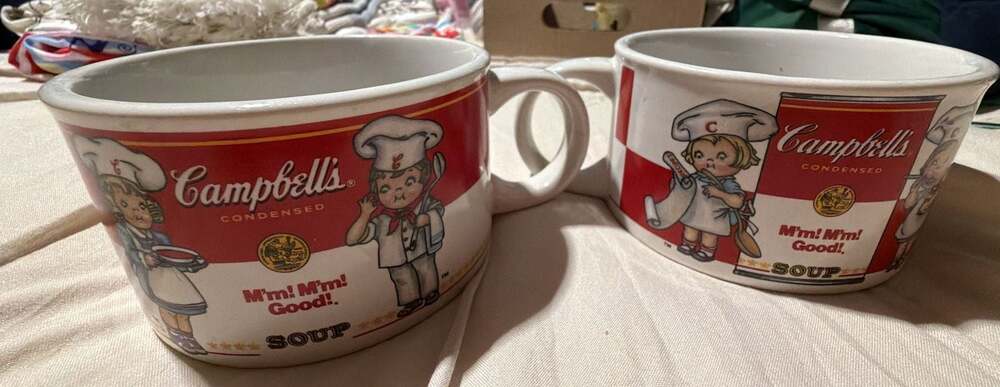 Vintage 1998 Campbell's Kids Condensed Soup Mug Set by Westwood - Picture 2 of 4